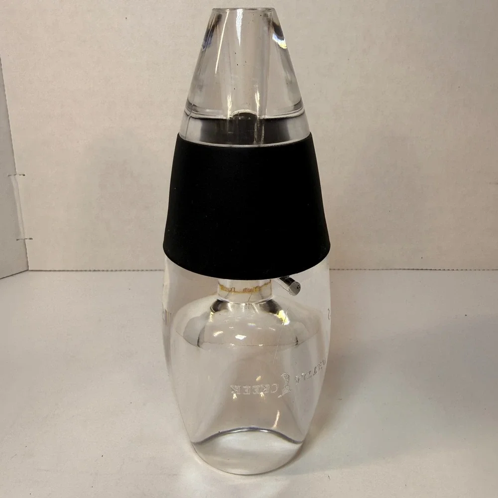 Vinturi Wattle Creek Essential Wine Aerator Handheld Clear Black 6 Inch‎ *